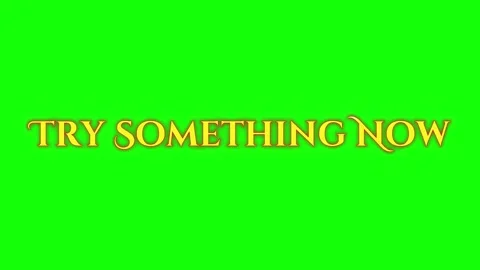 Animated try something now text call to action graphic design element over Vídeos de archivo 340948050
