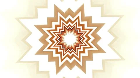 Animated tunnel with hypnotic colorful pattern. Motion. Simple card games move Stock Illustration