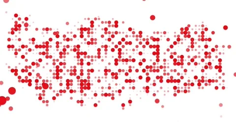 Animated Turkey Map With Generative Dots Stock Footage 312173568