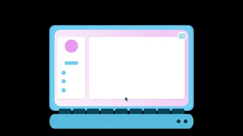 Animated tutorial for registering on the marketplace application 스톡 동영상 310575922