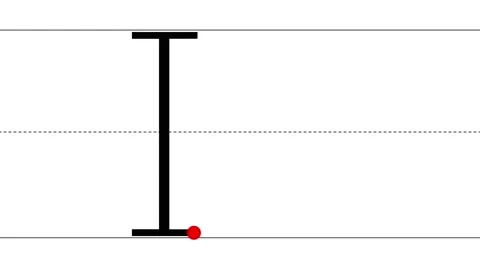 Animated tutorial to writing uppercase and lowercase letter I 스톡 동영상 233319838