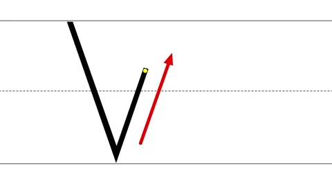Animated tutorial to writing uppercase and lowercase letter V 스톡 동영상 233868810