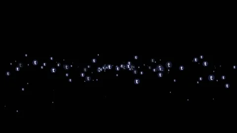 Animated Twitter logo explosion Video stock 142673263