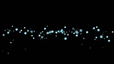 Animated Twitter logo explosion 스톡 동영상 142673336