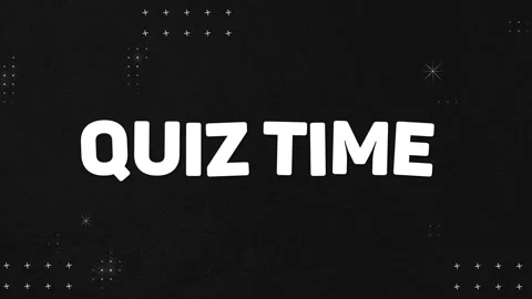 Animated Typewriter Text Quiz Time Opener on Modern Dark Background Stock Footage 318826361