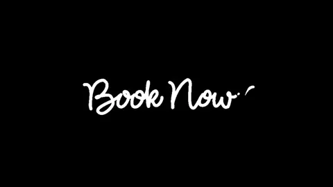 Animated Typography Book Now icon background animated, logo symbol, social media Stock Footage 245639984