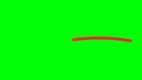 Animated Underline Red Rtl Green Screen Motion Overlay Stock-Footage 347447976