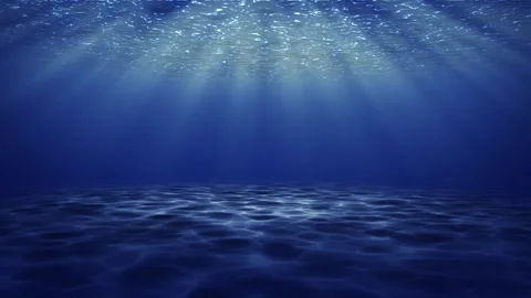 Animated underwater ocean for video back... | Stock Video | Pond5