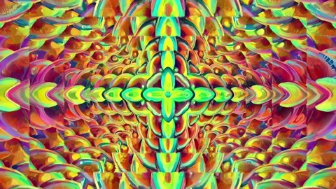 Animated Unique Abstract Scenic Space Stock Footage 149987533
