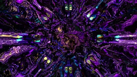 Animated Unique Abstract Scenic Space Stock Footage 149988416
