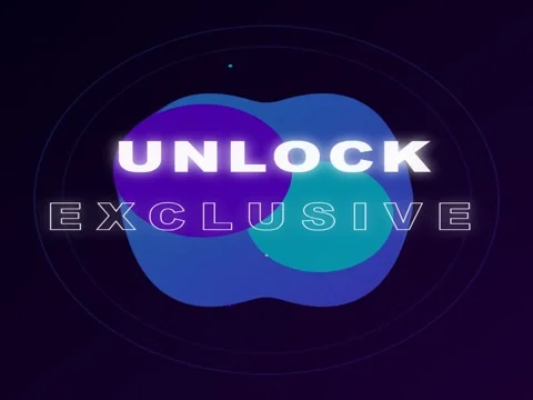 Animated Unlock Exclusive Text Background for Premium Membership Digital Ap.. Vídeos de archivo 333094129
