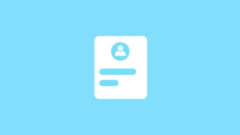 Animated user name and password icon. login animation on background Vídeo Stock 336550009