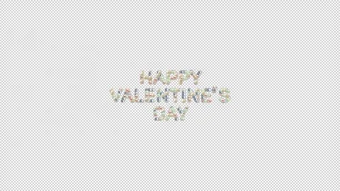 Animated Valentine Ecards: Personalized Love Sentiments Stock Footage 262094375