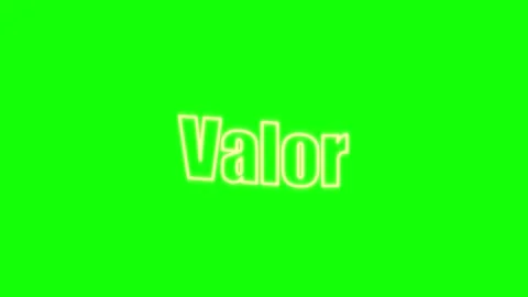 Animated valor text repeating across vibrant green background seamless loop Stock Footage 344645852