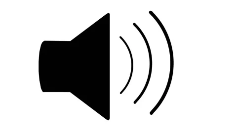 Animated Vector Speaker Icon Isolated On White Background Stock Footage 170155562