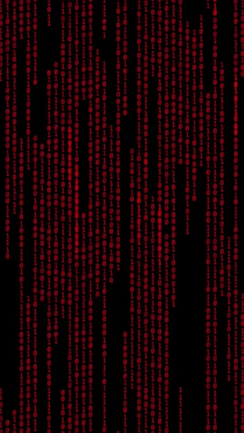Animated vertical background in digital matrix. Stock Footage 287854334