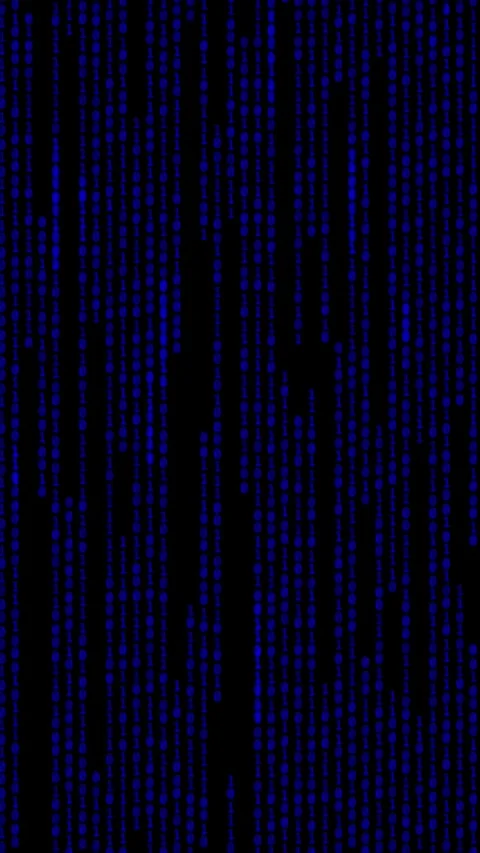 Animated vertical background in digital matrix. Stock Footage 287854370