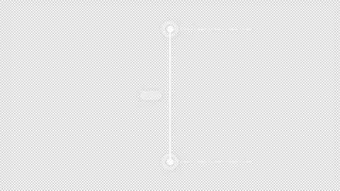Animated Vertical White Callout Line with Circular Marker 스톡 동영상 347216627