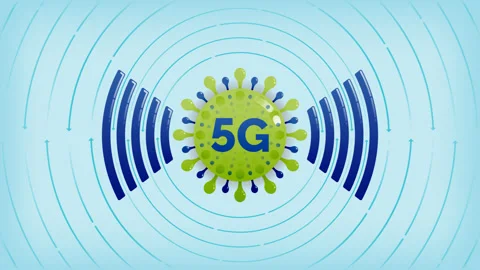 Animated video for 5G internet penetration is more developed after the disr.. Stock Footage 256866462