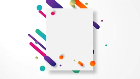 Animated video abstract background geometric concept. Motion graphic 4k resoluti Stock Footage 165211990