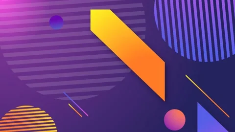 Animated video abstract background geometric concept. Motion graphic 4k resoluti Stock Footage 165212805