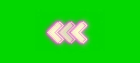 Animated video of arrow direction and green screen Stock Footage 243007136
