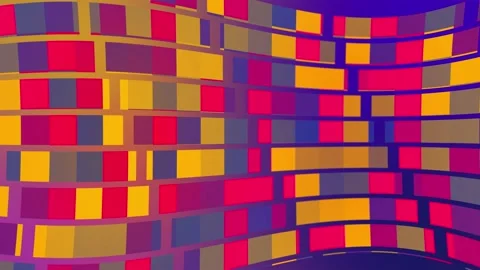 Animated video background. Abstract video background. Tiles video background Stock Footage 220339987