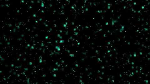 The animated video background glitches on the computer screen Stock Footage 289423226