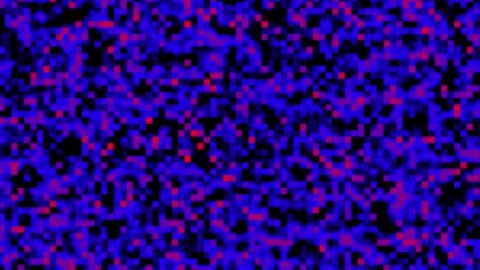 The animated video background glitches on the computer screen Stock Footage 289423316