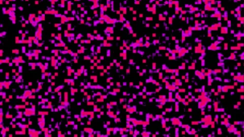 The animated video background glitches on the computer screen Stock Footage 289423369