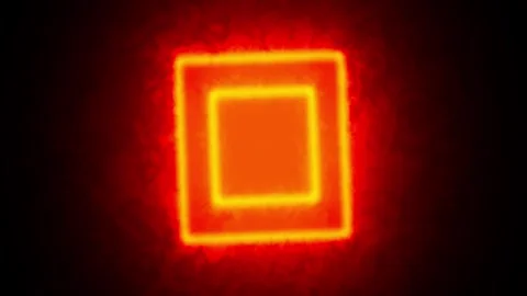 Animated video background glowing square like saber sword Stock Footage 310507042