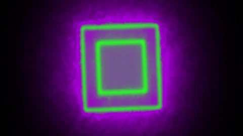 Animated video background glowing square like saber sword Stock Footage 310507043