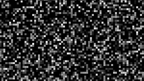 The animated video background has a black and white glitch Stock Footage 289422604