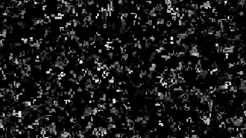 The animated video background has a black and white glitch Stock Footage 289422605