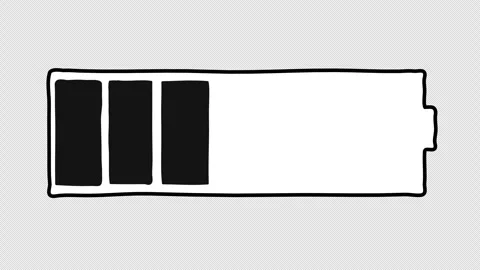 Animated video battery loading Stockbeeldmateriaal 336355458