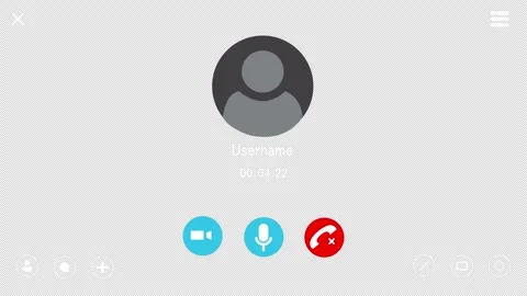 Animated video chat. Stock Footage 141129103