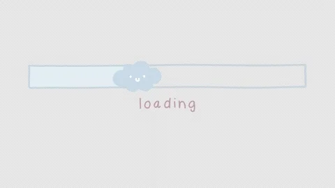 Animated video cloud loading Stockbeeldmateriaal 336487711
