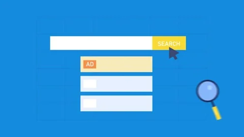 Animated video concept of search engine optimization. Stock Footage 293792905