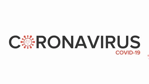 Animated video of the "Coronavirus" word Stock Footage 127595721