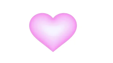 Animated video with double hearts pounding. Stock Footage 309835260
