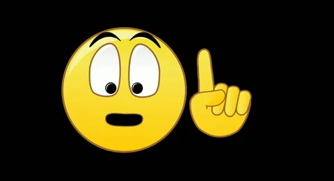 Animated video of the expression icon thinking Video stock 248539325