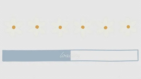 Animated video flower loading with Transparent Background Stockbeeldmateriaal 336354764