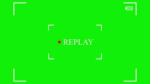 Animated video frames and borders template with green background. Stock Footage 317097348