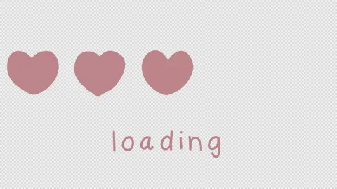 Animated video heart loading Stockbeeldmateriaal 336355763