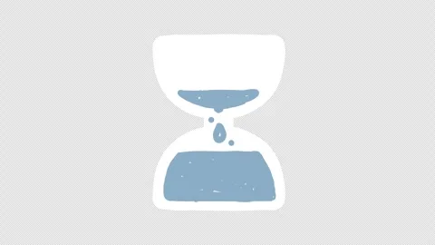 Animated video hourglass loading Stockbeeldmateriaal 336953868