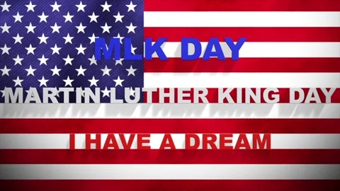 Animated video with a MLK Day theme. Stock Footage 325619822