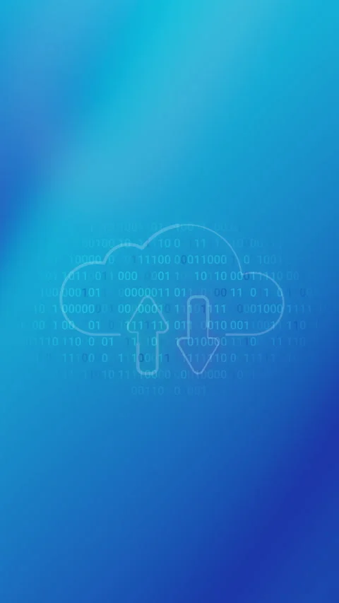 Animated video of the neon icon for uploading and downloading files in the .. 動画素材 256014382