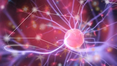 Animated video of neural networks in humans Stock Footage
