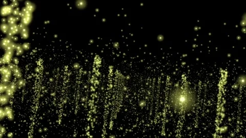 Animated video particle moving on black ... | Stock Video | Pond5