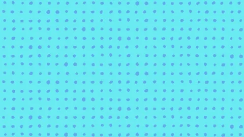 Animated video texture of blue polka dots on a cyan background. Stock Footage 315075707